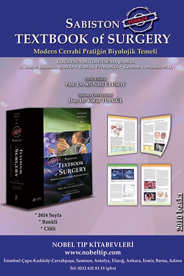 Sabiston Textbook of Surgery: Modern Cerrahi Pratiğin Biyolojik Temeli - Türkçe